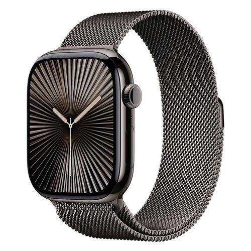 Bracelet en milanais graphite pour Apple Watch