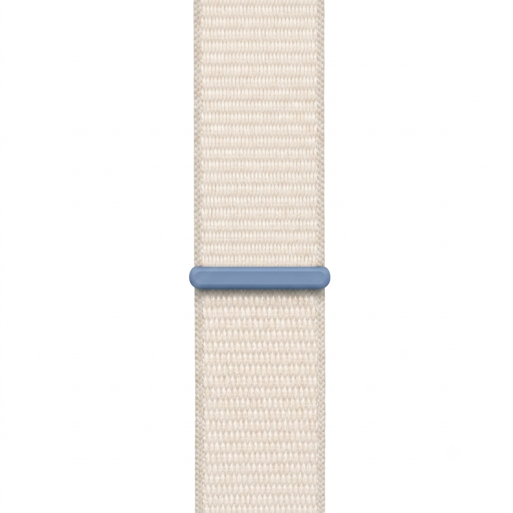 Bracelet sport en nylon lumière stellaire pour Apple Watch