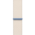 Bracelet sport en nylon lumière stellaire pour Apple Watch
