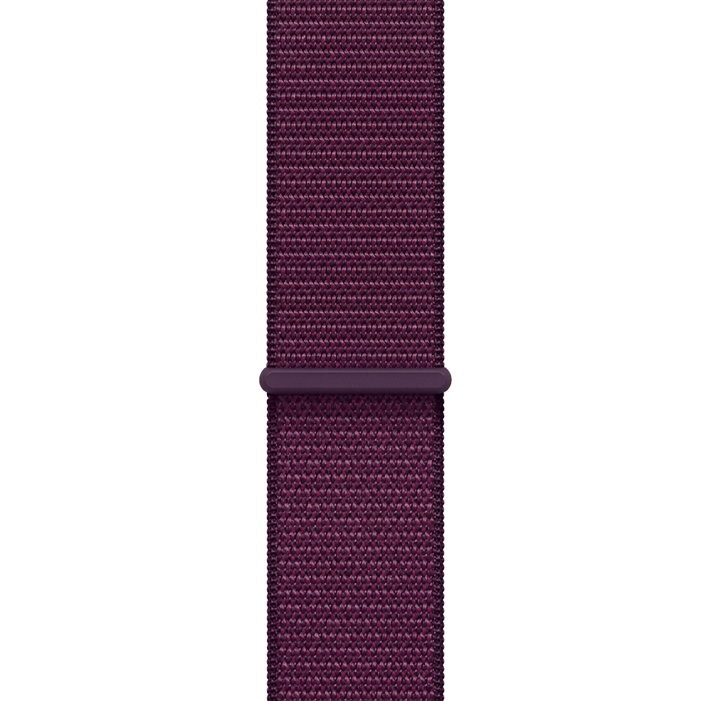 Bracelet sport en nylon prune pour Apple Watch