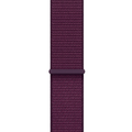 Bracelet sport en nylon prune pour Apple Watch