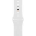 Bracelet sport en silicone blanc pour Apple Watch