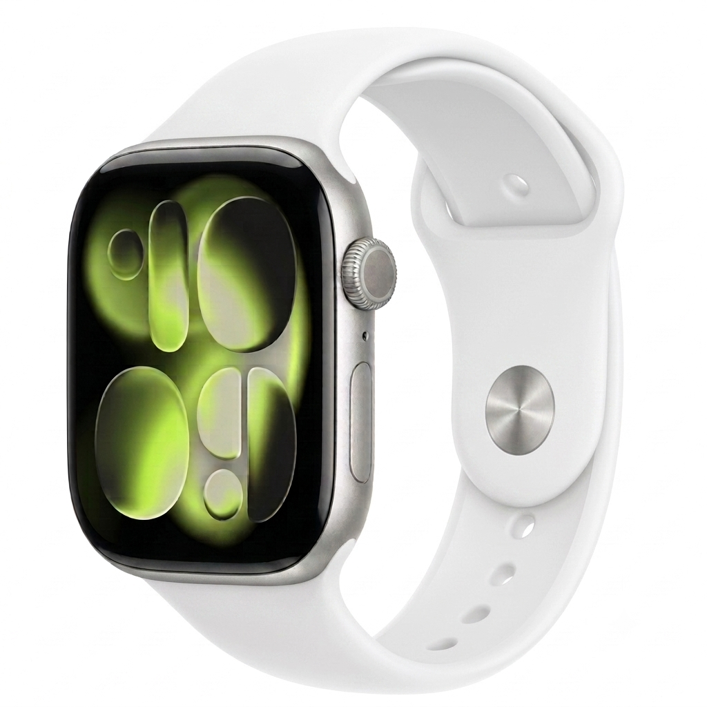 Bracelet sport en silicone blanc pour Apple Watch