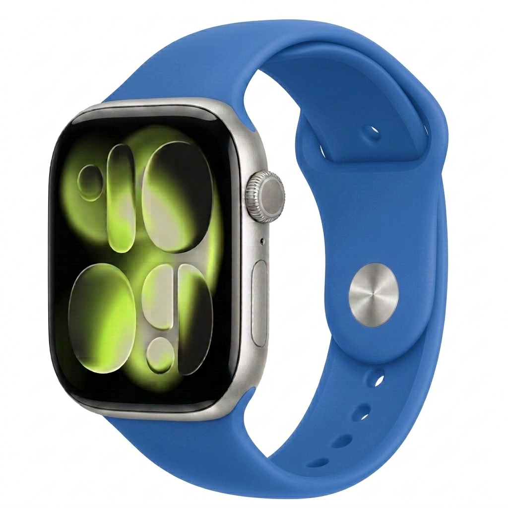 Bracelet sport en silicone bleu royal pour Apple Watch