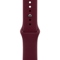 Bracelet sport en silicone bordeaux pour Apple Watch