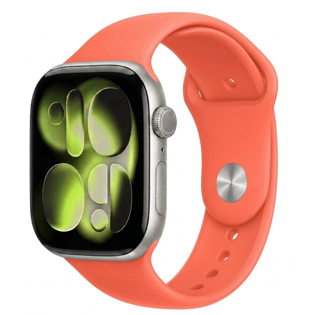 Bracelet sport en silicone blanc pour Apple Watch
